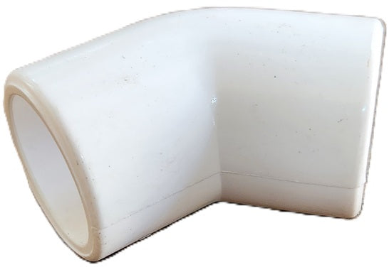 1/2 in. 45-degree PVC Elbow Fitting