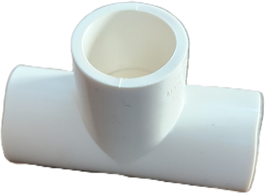1/2 in. PVC tee pipe fitting