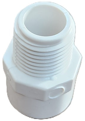 1/2 in. PVC Schedule 40 male adapter (socket x male pipe thread)